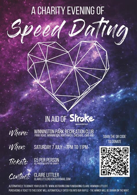Winnington Park Recreation Club Speed Dating Charity Night