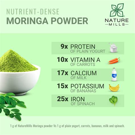 Natural Moringa Powder - 100% Natural – NatureMills gambar png