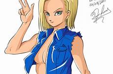android 18 hentai sexy naked reit nude sex dragonball dragon ball jacket foundry size xbooru original huge