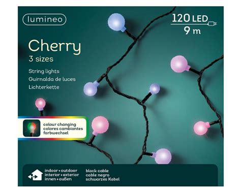 120 Led Colour Changing Cherry Lights Electric Christmas Lights