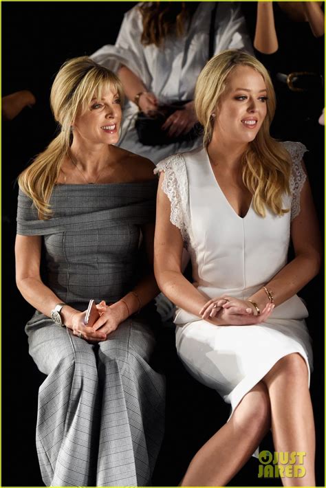 Photo Tiffany Trump Sits Front Row At Nyfw With Boyfriend Mom Photo Just Jared