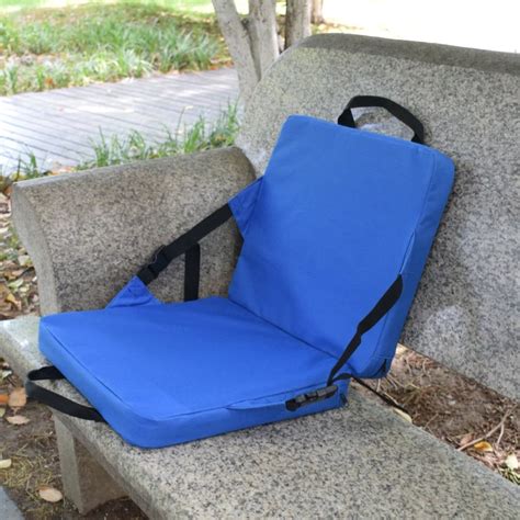 Lightweight Portable Folding Padded Stadium Chair Seat Cushion With