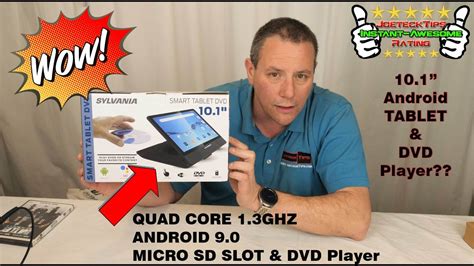 Sylvania 10 1 Quad Core Tabletportable Dvd Player Review Youtube