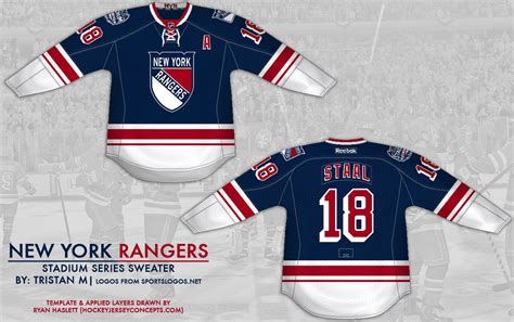 New York Rangers Stadium Series Concept Hockeydesign
