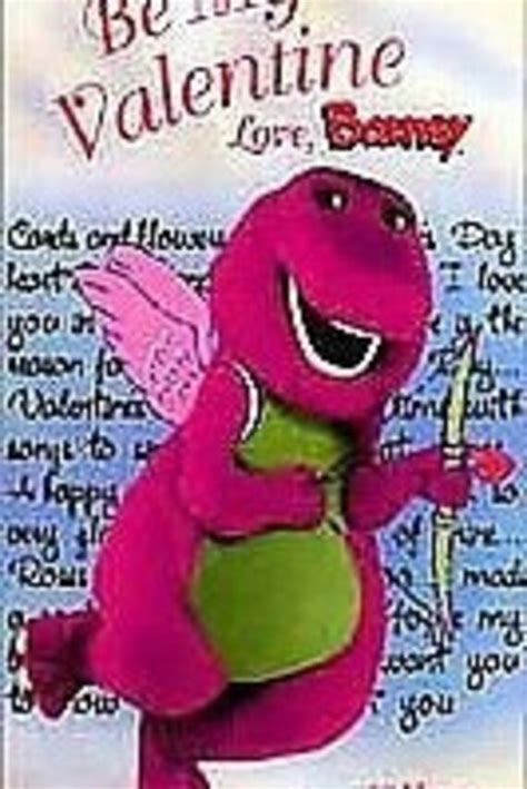 Be My Valentine Love Barney Etsy