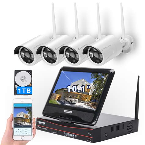 8chexpandable All In One With 101 Monitor Wireless Security Camera