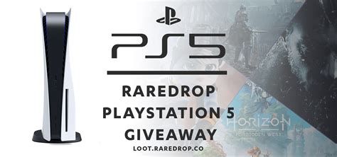 Win Playstation 5 Giveaway Raredrop 2024