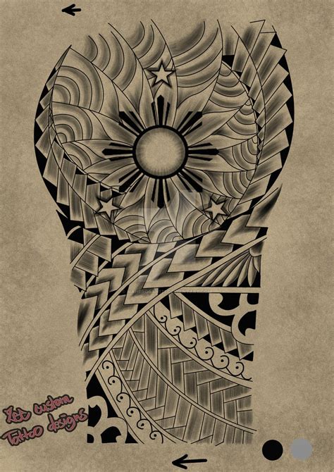 Tattoo Request Design Maori Stars And The Sun By Maherosan