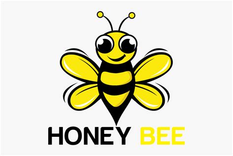 Honey Bee Mascot Character Vector Logo Design Honeybee Hd Png