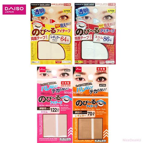 Daiso Double Eyelid Tape Fake Eyelids Medical Grade Adhesive Sticks