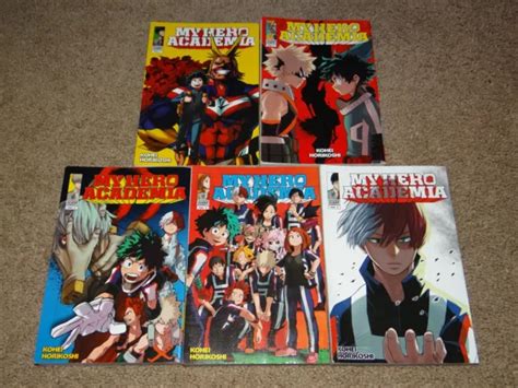 My Hero Academia By Kohei Horikoshi Vol 1 2 3 4 5 Manga Shonen Jump