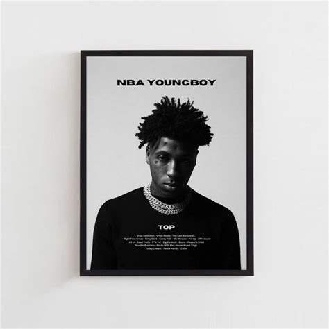 Nba Young Boy Digital Download Poster Nbap8 Limited Edition Buy Now