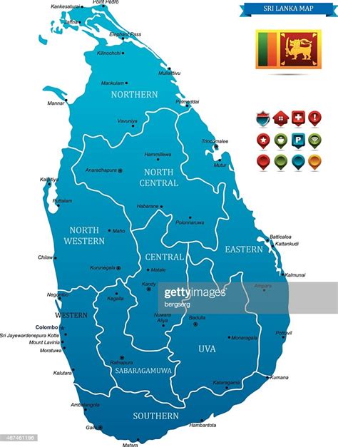 Sri Lanka Map High Res Vector Graphic Getty Images