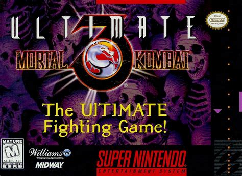 Ultimate Mortal Kombat 3 Snes Super Nintendo