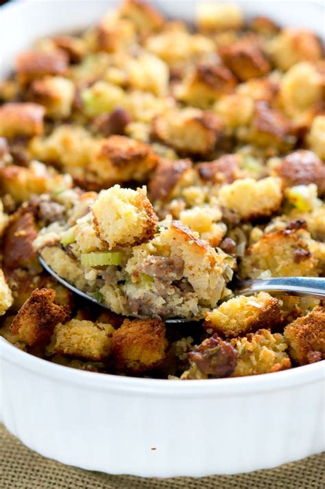Cornbread And Sausage Stuffing Gf Delicious Meets Healthy