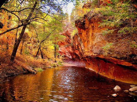 Oak Creek Fall Colors Arizona Tandk Images Fine Art Photography