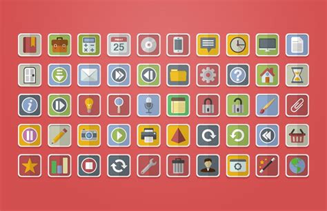 Free Flat Vector Icons — Medialoot