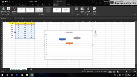 GRÁFICA DE CAJA Y BIGOTE EXCEL 2016 YouTube