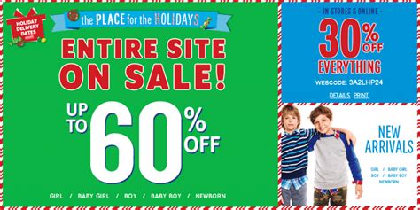 The Childrens Place Coupon Codes Save 30 Off Everything Up To 60