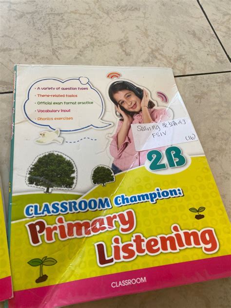 Classroom Champion Primary Listening 2b 興趣及遊戲 書本 And 文具 教科書 Carousell