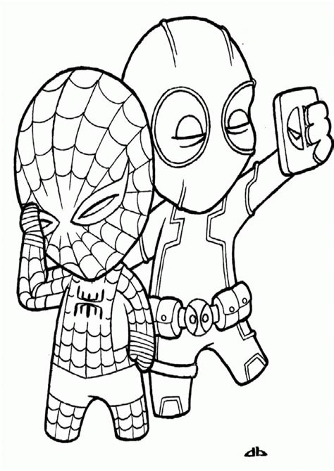 Baby Chibi Avengers Coloring Pages - Creative Hobby Place