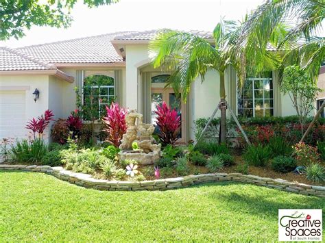 Ideas Front Yard Florida Landscaping Second Sun Co With Images