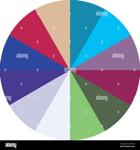 Pie Chart Pie Graph Circular Circle Diagram From Series With 2 To 65