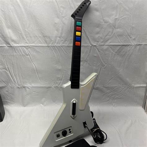 Xbox 360 Guitar Hero Gibson X Plorer Xplorer Controller Redoctane Yellowing Ebay