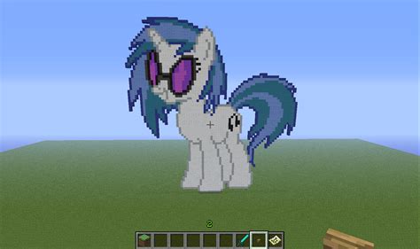 Vinyl Scratch Minecraft Pixel Art By Smokeybacon On Deviantart