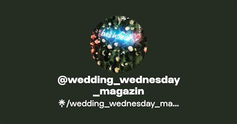 Weddingwednesdaymagazin Facebook Linktree