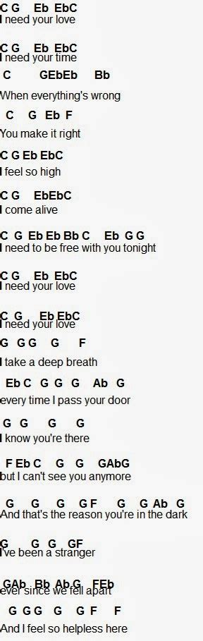 Flute Sheet Music I Need Your Love