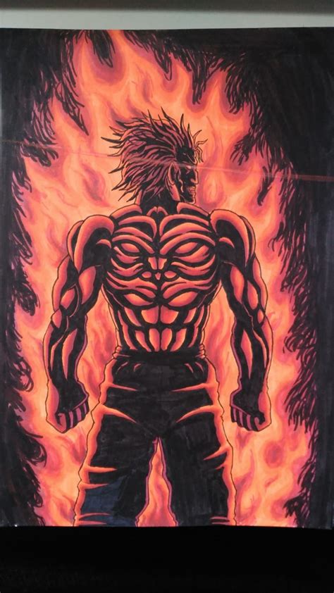 Yujiro Hanma Back In Real Life The Demon Back Of Hanma Anime