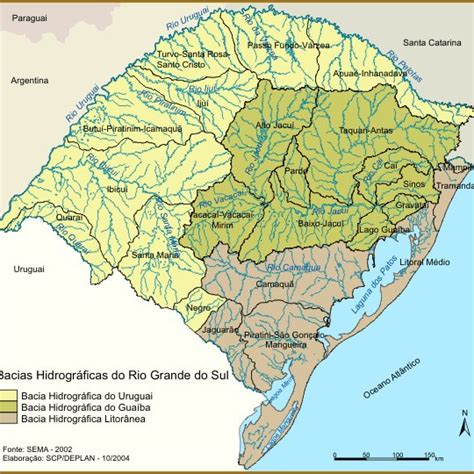 Mapa Representando As Bacias Hidrogr Ficas E As Sub Bacias Do Rio Download Scientific Diagram