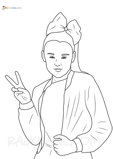JoJo Siwa Coloring Pages 18 New Images Free Printable