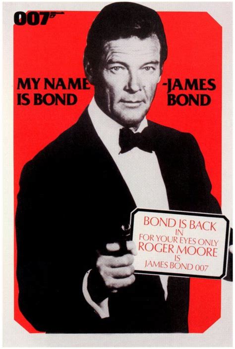 For Your Eyes Only 1981 James Bond James Bond Movies For Your Eyes Only