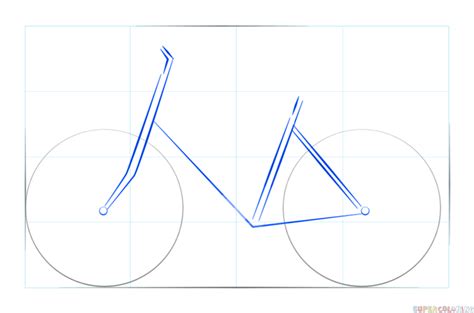 How To Draw A Bicycle Step By Step Drawing Tutorials