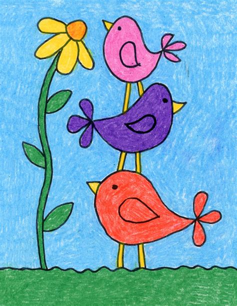 Easy Kids Easy Art Drawing Pictures Rewel Png