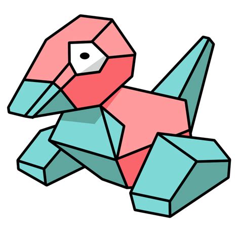 Porygon Pokemon Png Isolated Hd Png Mart