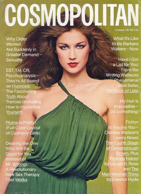 Cosmopolitan Magazine October 1977 Model Clotilde Photographer