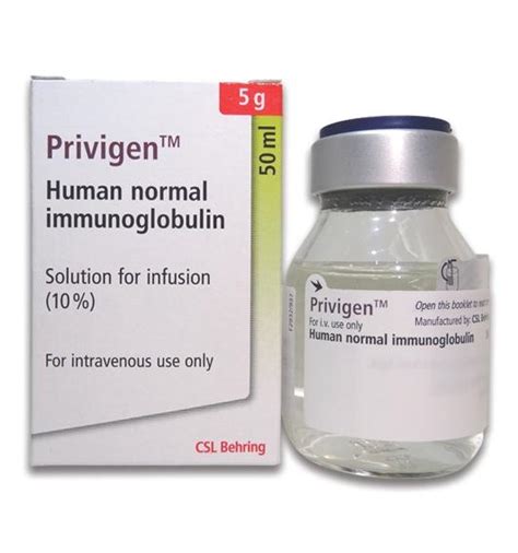 Privigen Intravenous Immunoglobulin Ivig Avin Darou