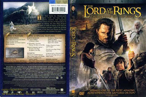 133 Dvd Theatrical Rotk Lord Of The Rings Collector Notes