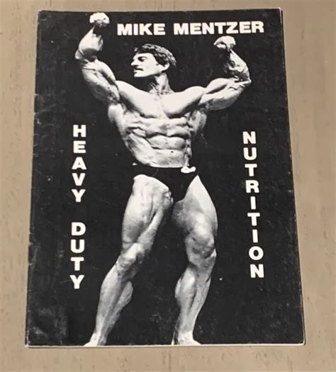 RARE MIKE MENTZER Heavy Duty Nutrition Bodybuilding Muscle Booklet PicClick