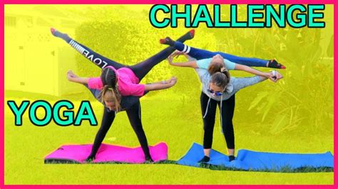 Kids Vs Parents Yoga Challenge Sister Forever Youtube