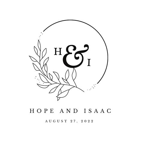 Custom Wedding Logo Wedding Logo Design Couples Initials Etsy