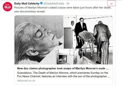Imagens De Marilyn Monroe No Necrot Rio S O Divulgadas Depois De Serem Escondidas Por Fot Grafo