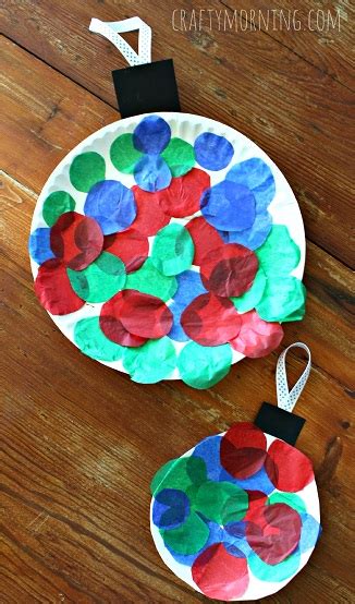 Paper Plate Christmas Ornament Craft For Kids Crafty Morning