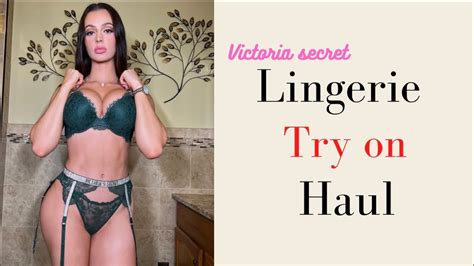 Victoria Secret Lingerie Try On Haul Ver Video
