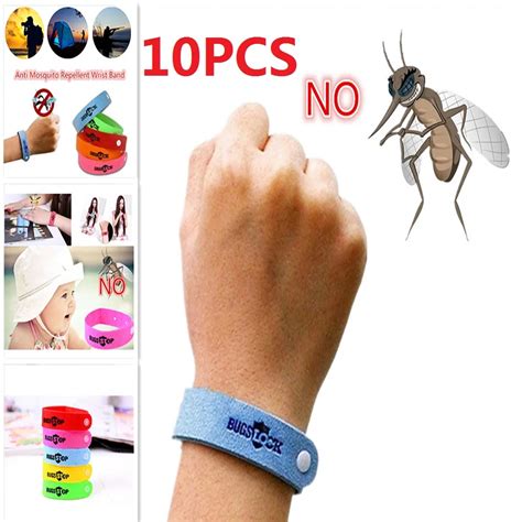 10pcs Eco Friendly Anti Mosquito Wristband Mosquito Insect Bugs