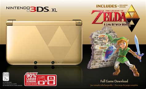 Nintendo Confirms The Legend Of Zelda A Link Between Worlds DS XL Bundle For North America