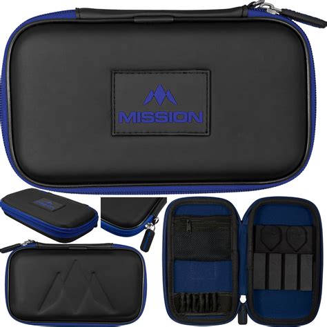 Mission Freedom Xl Darts Case Strong Protection Black And Blue